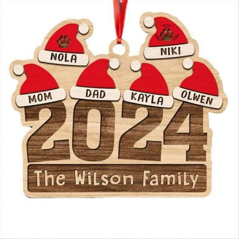 Décorations de Noël pour la maison, Ornements de Noël en forme de chapeau (1/5)