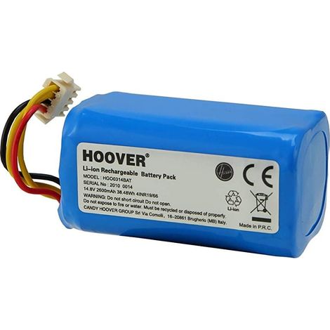 Batterie B015 au lithium rechargeable pour Aspirateur H-go HOOVER 35602251 (1/3)