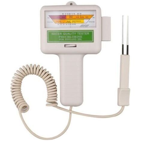 Kit de testeur de Compteur d'eau de Chlore PH, Moniteur numérique Portable d'analyse (1/4)