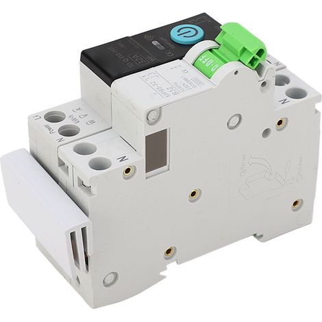 Disjoncteur intelligent WiFi avec compteur énergétique, commande à distance, protection différentielle 230V 1P+N 32A (1/5)