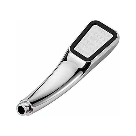 300 Trous Pommeau De Douche À Main Haute Pression Puissant Spray Booster Pour Salle De Bains - Robinets De Douche De Pluie À Économie D'eau - Finition Chrome (1/5)