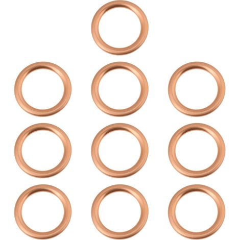 Lot de 10 Joints de Bouchon de Vidange D'huile Moteur 14x20x2mm MD050317 Compatible avec V98W MK4 3.2 DiD 1064A034 (1/5)