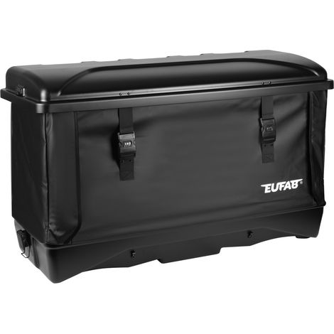 EUFAB Transportbox für Fahrradträger abschließbar 350 L schwarz (1/3)
