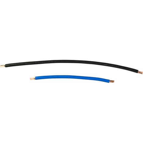 Schneider Electric – Kit d'alimentation peigne vertical 16mm² – 3 pôles – 1 module – Câble noir 330mm – Câble bleu 180mm – SCH14905 (1/4)