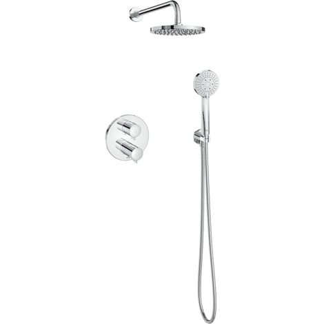 ROCA Pack Basic empotrado termostático T-500 para baño-ducha Cromado (1/2)