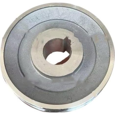 Aluminum Single Groove Motor Pulley for Air Compressors, Fits 19mm and 24mm Shafts (97x19) (1/5)