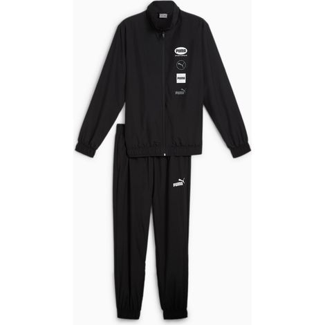 Puma Herren-Trainingsanzug mit Webgrafik, CL Schwarz, 68189801 r S (1/3)