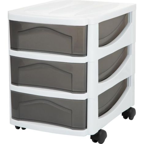 Tour de rangement - Big hoddy - 30 x 40 x 40 cm - Blanc - Livraison gratuite