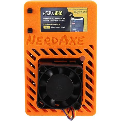 NerdAxe NerdMiner Miner 500Gh/S BM1366 ASIC Chip EU-Stecker
