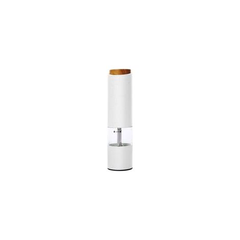 Moulin à épices électrique à piles, disponible en plusieurs couleurs, pour moudre facilement le poivre et le sel. (1/3)
