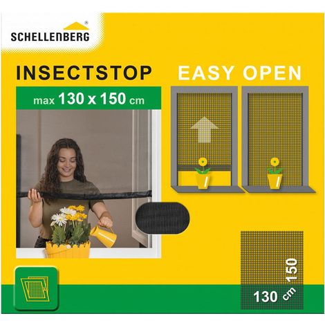 Zanzariera SCHELLENBERG Easy Open 130x150 cm Poliestere 70474 (1/5)