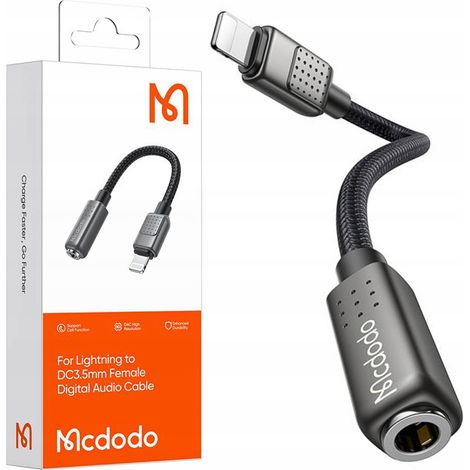 Adattatore Lightning Mcdodo, cavo mini jack da 3,5 mm per iPhone 13 e 14 (1/5)