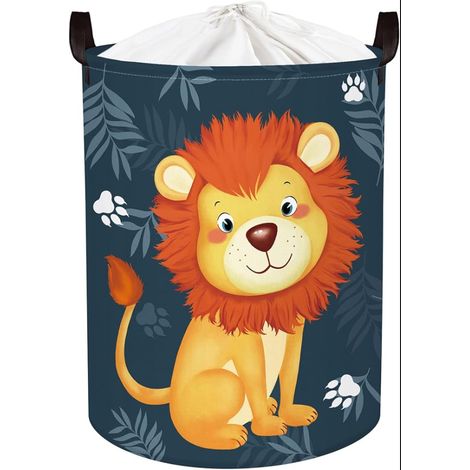 Panier Rangement Bébé pour Jouets Corbeille a Linge Animaux Forêt  Boite Couvert, Pliable, Cube de Tissu, Jouet Enfant, Bac Sale, Impermeable (1/5)