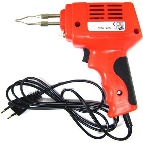 TrAdE Shop Traesio - Saldatore A Stagno 100 W Saldante Saldatura Stagnatura Professionale -