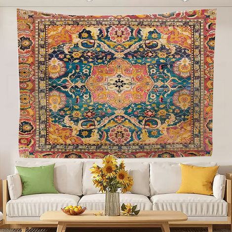 Tapisserie au design attrayant, séchage rapide, idéale pour la décoration de chambre et de fêtes. 100x75cm (1/5)