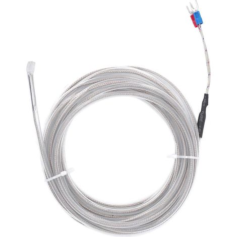 BERM Thermoelement-Sensor Typ K, wasserdicht, korrosionsbeständig, Temperaturfühler, 5 m / 16,4