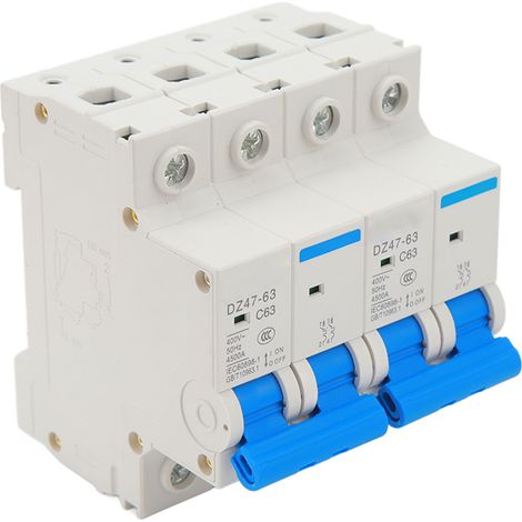 Disjoncteur 2P 63A 4500A Pouvoir de Coupure Interrupteur à Transfert Automatique Double Alimentation 400V Commutateur d'Air (1/5)