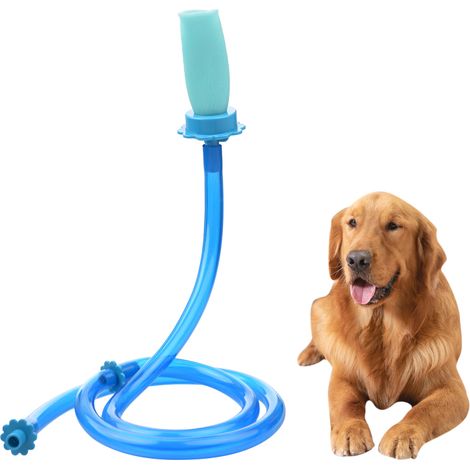 Tuyau de lavage pour chien, compatible pommeaux douche et lavabos (1,5 m) (1/5)