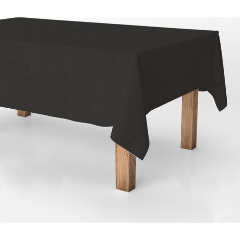 Rotolo di tovaglia antimacchia nero 140cm x 25m