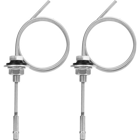 1 paire de conduites de carburant pour rehausse de réservoir de carburant pour chauffages diesel à air pulsé de stationnement, compatibles avec les chauffages Eberspacher. (1/5)