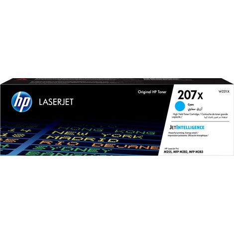 HP Cartuccia Toner Ciano Originale LaserJet 207X ad Alta Capacita'