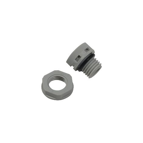 Válvula presión M12 SCHNEIDER IP68 16 l/h, ideal para sistemas de riego.