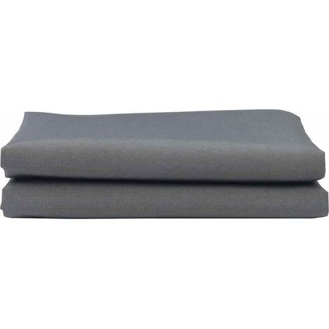 Toile de rechange pour store banne Anthracite 10 x 1.6 m tissu CFW453552 (1/5)