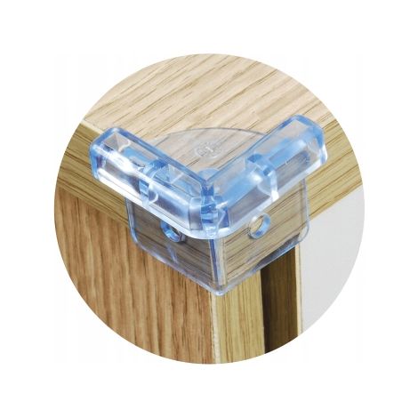 Protectores triangulares para esquinas de tableros de mesa, 4 unidades.