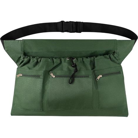 Tablier de jardin avec pochette de rangement imperméable avec poches (1/5)