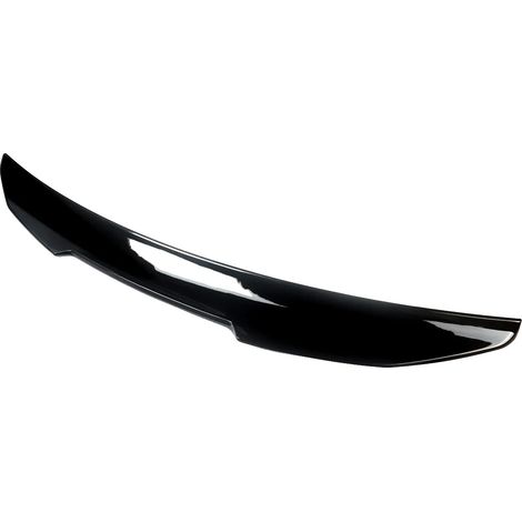 Spoiler trasero, mejora para la parte trasera, fácil instalación, negro brillante. (1/2)