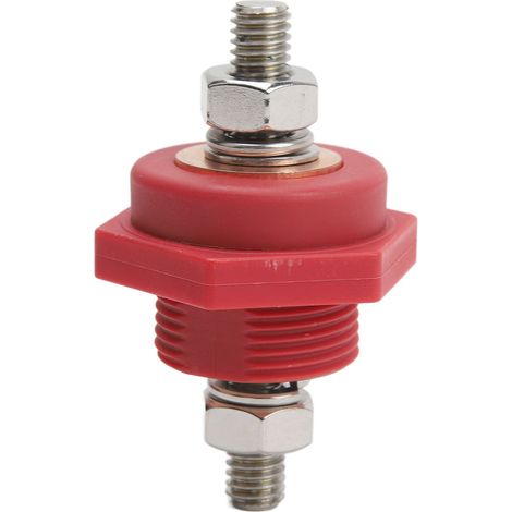 Jeu de 2 Connecteurs de Batterie 3/8 pouce DC12V, Rouge, pour Systèmes d'Alimentation de Voitures, Bateaux et Yachts (1/5)