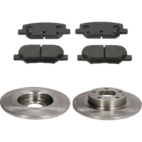 KIT FRENI POSTERIORI compatibile con MAZDA 6 (GJ,GL) - DISCHI + PASTIGLIE OEM: FDB4739 / 18313 /SOSTITUZIONE DIRETTA/BASSA POLVERE/SILENZIOSO