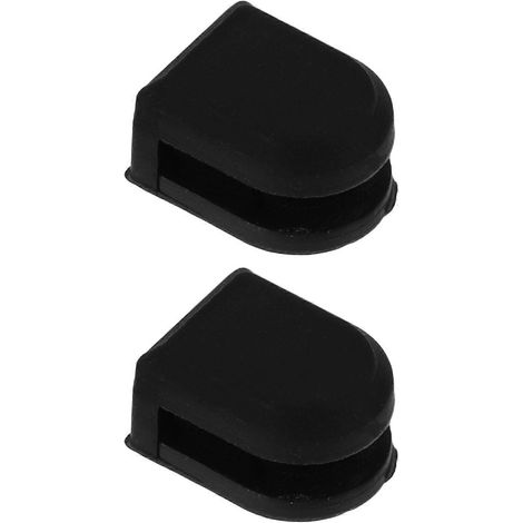 Lot de 2 patins antichoc en silicone pour platine vinyle, tapis de protection anti-collision et d'isolation acoustique. (1/2)