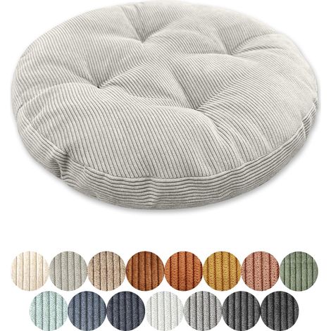 Coussin de siège rond 30 cm d'épaisseur 6 cm 1 pièce, coussin de sol rond, coussin de siège, housse de chaise, coussin de chaise, rembourrage, housse pour salon, bureau, salle de conférence (1/5)