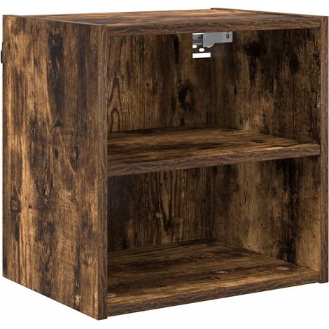 Armadio sospeso moderno contenitore pratico 40 x 29,5 x 40 cm in legno multistrato rovere fumé 020053461