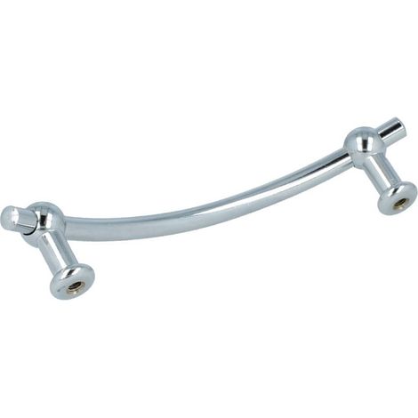 Küchengriff Schubladengriff Chrome glänzend 96mm Lochabstand Messinggriff (1/3)