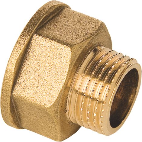 Racor marsella reducida M-H - INYECTOMETAL Medidas: 3/4"M x 1/2"H