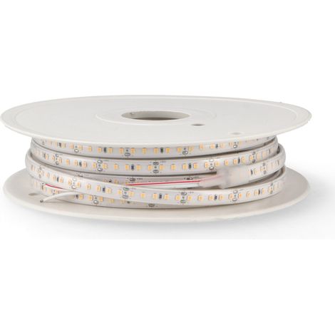 Striscia LED 24V SMD 2835 IP65 12W/m 20m 4000K Regolabile (1/5)