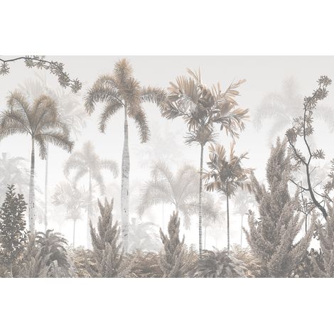 Papier peint panoramique - Forêt Tropicale - 130 cm x 87 cm (1/2)