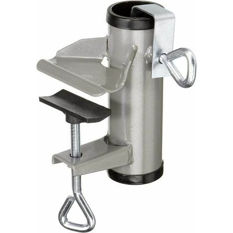 Support Parasol Balcon, Support pour Table Parasol Accessoires, Support de Parapluie pour Table de Balcon, Support à Parasol Fixation de Parasol, pour Balcon barrière Garde-Corps métal (1/5)