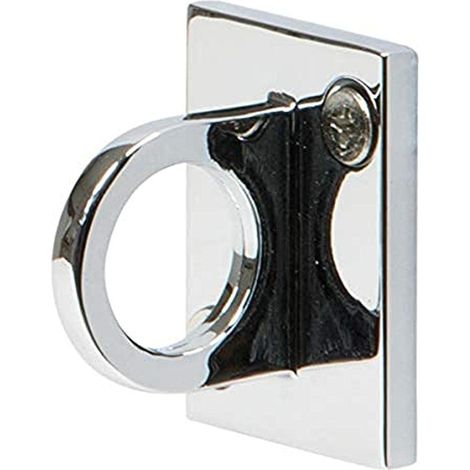 SECURIT - Gancio da Muro per Sistema Barriera Classic - Per Bar, Ristoranti, Pub, Negozi - Acciaio Inox - Pezzi per il Montaggio Inclusi (1/5)