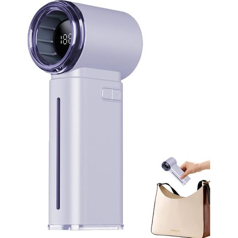 High Speed Handheld Fan Small Personal Rechargeable Fan Portable Adjustable USB Cooling Tool High (1/5)