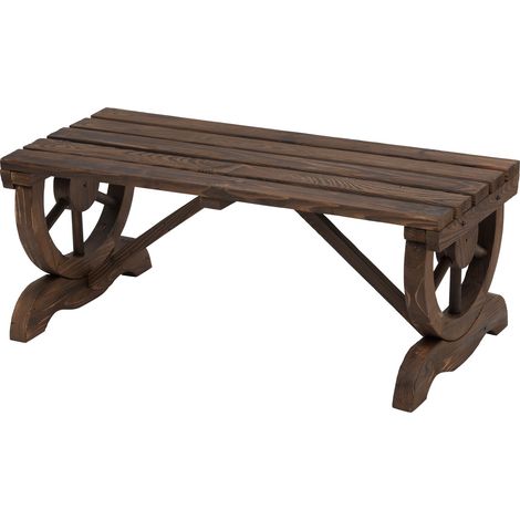 Mobili da giardino easycomfort garden bench legno abete 2 posti (1/5)