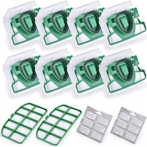 Pour Vk200 Fp200 Pièces Pour Vorwerk Kobold Aspirateur Sac Remplacement Filtre 8 Vk200 Sacs + 2 (1/3)