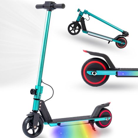 Trottinette électrique enfant 6,5’’ 6-12 ans, pliable, charge max 50 kg, pour chambre enfant, charge 50 kg, 60Wh, autonomie 5-8 km