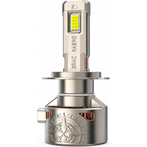 Bombilla LED para faro de coche 240 W, casquillo 9006/HB4, plateada, REDSEA (1/5)