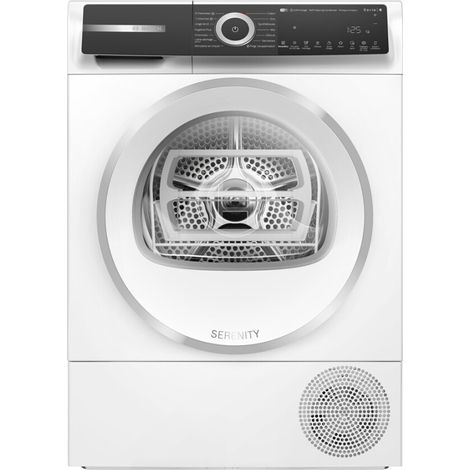 Bosch – Sèche-linge à pompe à chaleur 9 kg – Séchage électronique par capteurs – Niveau sonore 63 dB – Classe énergétique A+++