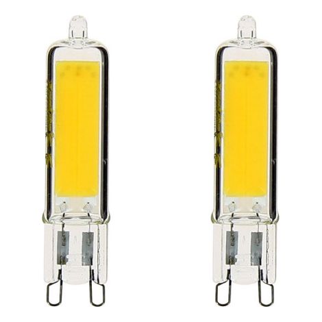 Xanlite – Ampoule LED G9 – Pack de 2 capsules 3,7W équivalent 40W – 450 lumens blanc neutre – Pour espaces confinés – PACK2ALG9400CW