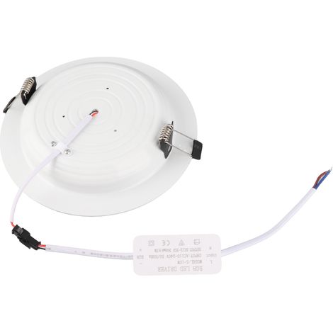 15-W-LED-Einbauleuchte mit Infrarot-Fernbedienung, 16 Farben und 4 Blinkmodi, dimmbar, RGBW-Farbwechsel-Flutlicht, Deckenleuchte (1/5)