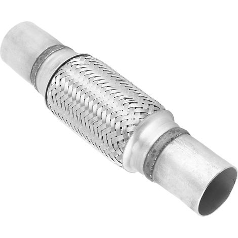 Soufflet de tuyau flexible d'échappement universel en acier inoxydable tressé, joint flexible 47 x 258 mm (1/5)